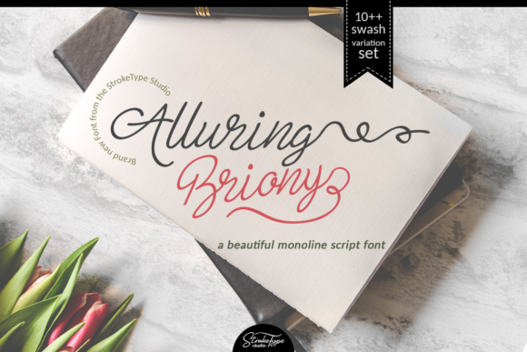 Alluring Briony: A Script Font for Professional Branding