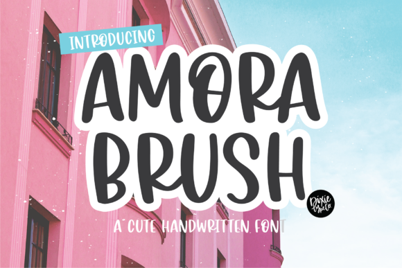 Amora Brush: A Handwritten Font for Modern Web Design