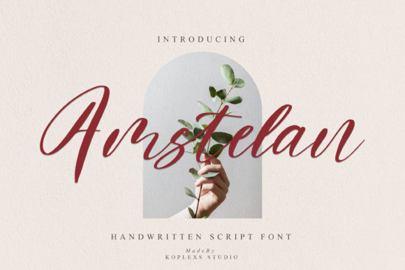 Amstelan: Elevating Brand Identity with a Beautiful Script Font