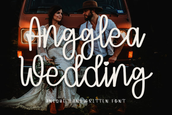 Angglea Wedding Font for Polished Branding