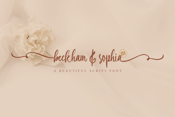 Beckham Sophia: A Handwritten Font That Elevates Digital Branding