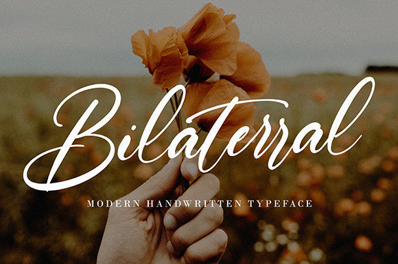 Bilaterral: A Handwritten Font for Editorial Elegance