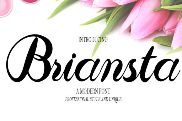 Briansta: A Handwritten Font for Editorial Elegance