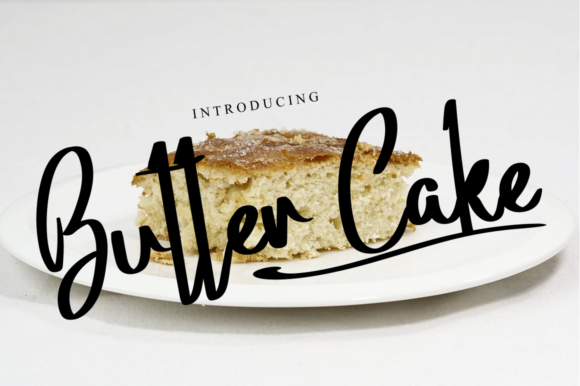 Butter Cake Font: A Sweet Touch for Branding