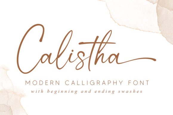 Calistha: A Script Font That Elevates Campaign Design
