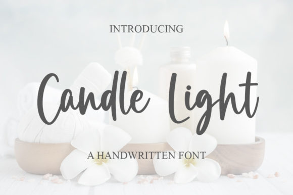 Candle Light Script Font for Web Design