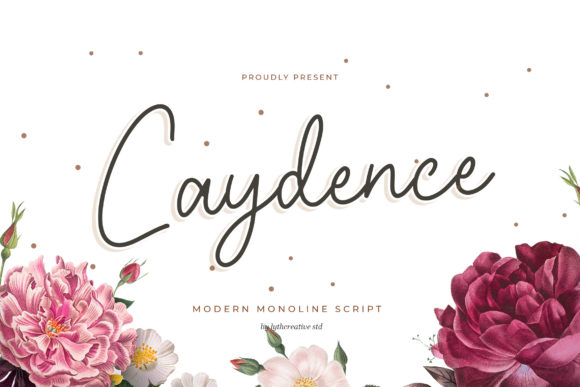 Caydence: A Modern Handwritten Font for Web Design