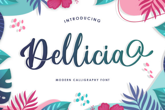 Dellicia Font for Romantic and Stylish Design