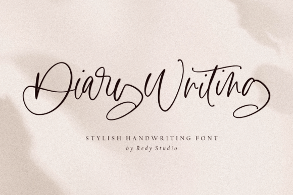 Diary Writing Font for Business Branding