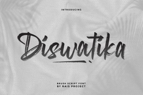 Diswatika: A Handwritten Font for Professional Branding