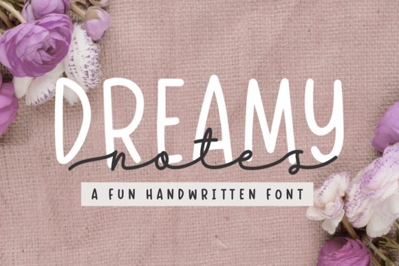 Dreamy Notes Duo: A Font That Elevates Campaign Design