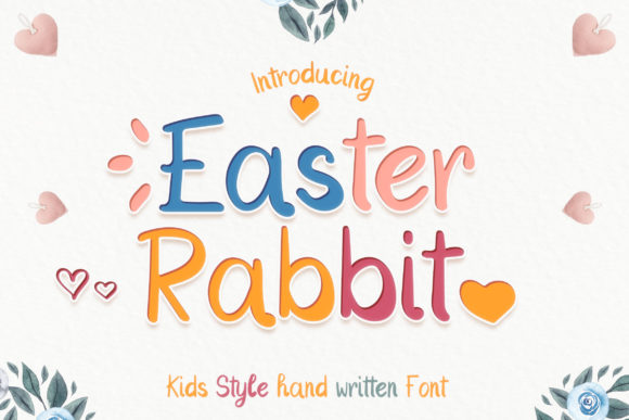 Easter Rabbit Font for Business Branding