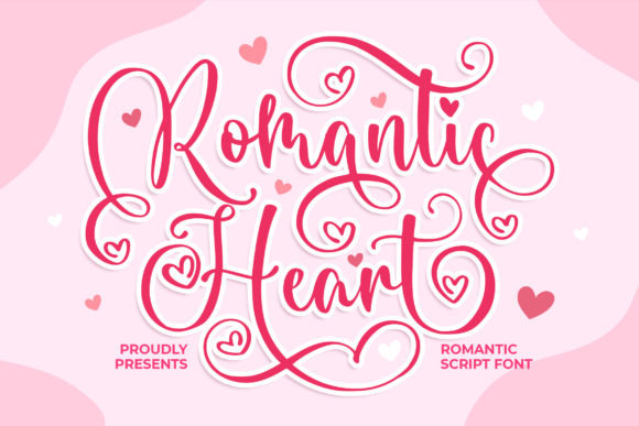 Enhance Your Brand with the Romantic Heart Font