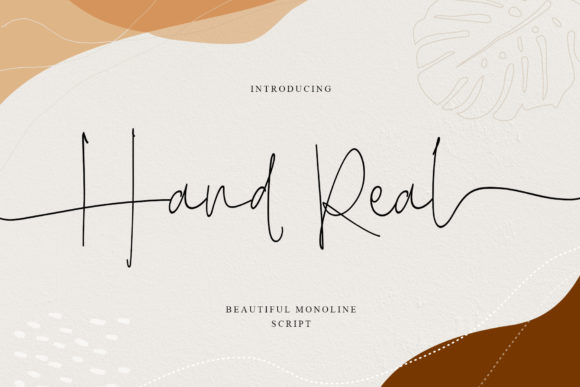 Hand Real: A Stylish Font for Small Business Branding