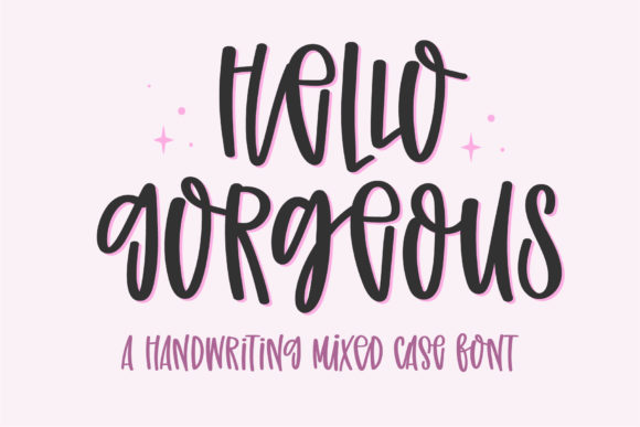 Hello Gorgeous Font for Web Design