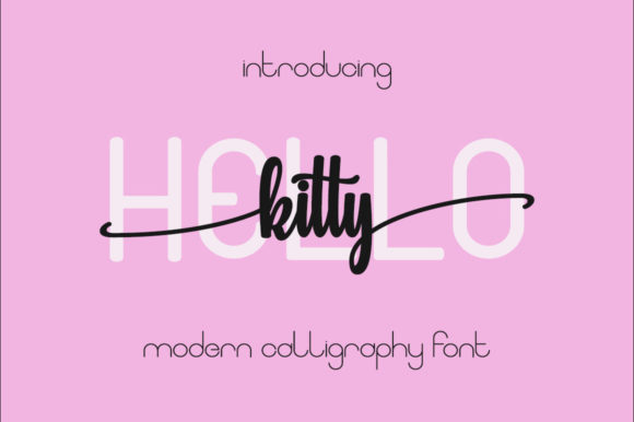 Hello Kitty Font for Campaign Creatives