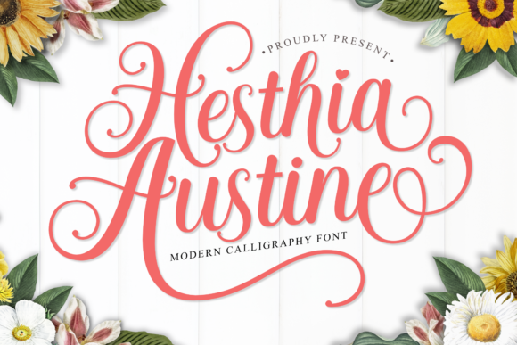Hesthia Austine Font for Business Branding