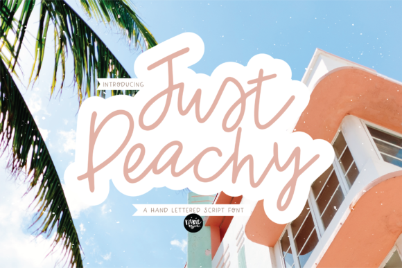 Just Peachy: A Simple Script Font for Professional Branding