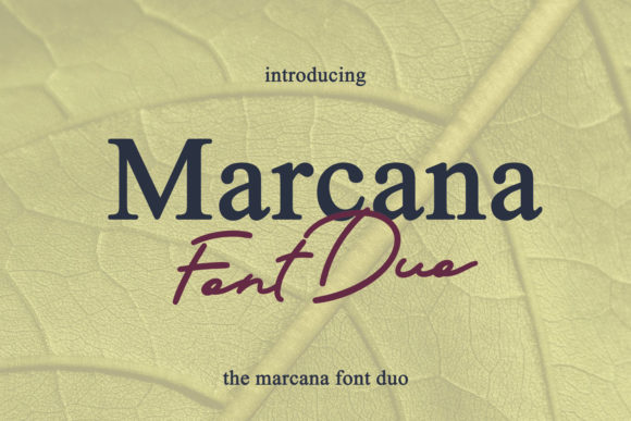 Marcana Font for Modern Marketing and Design