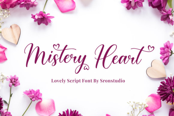 Mistery Heart Font Review for Campaign Design