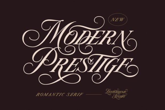 Modern Prestige: A Font That Elevates Branding