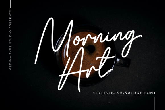 Morning Art Font for Engaging Brand Content
