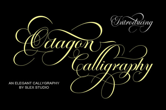 Octagon Calligraphy for Business Branding