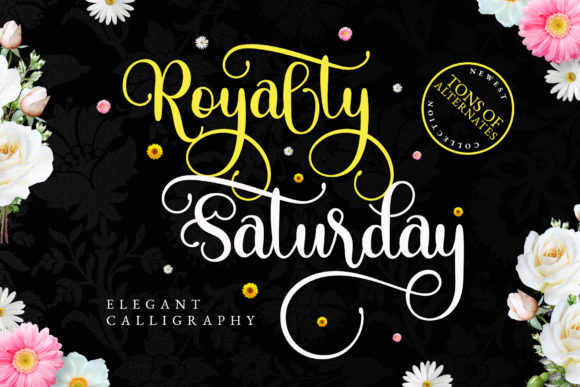Royalty Saturday: A Modern Script Font for Editorial Elegance