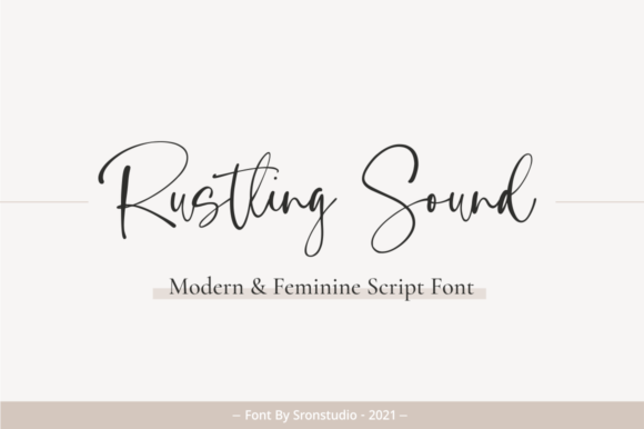 Rustling Sound: A Font That Elevates Brand Identity