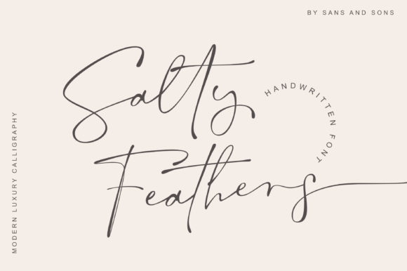 Salty Feathers Font for Web Design