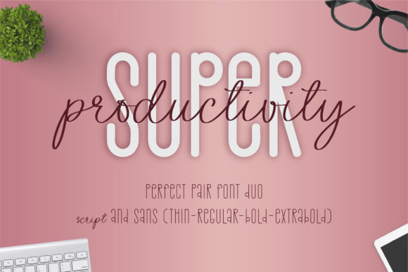 Super Productivity: A Font That Elevates Campaign Design