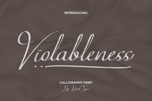 Violableness: A Handwritten Font for Craft Projects