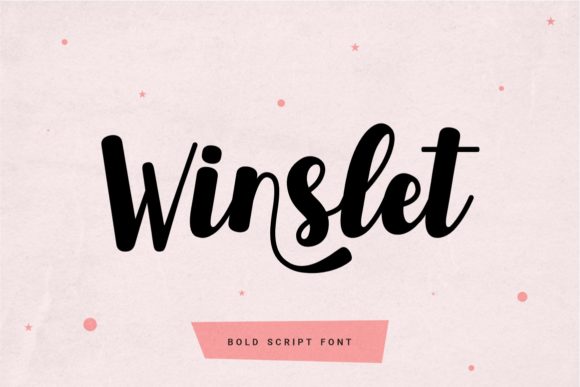 Winslet Font for Campaign Design